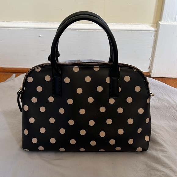 Kate Spade polka dot satchel - Picture 2 of 5